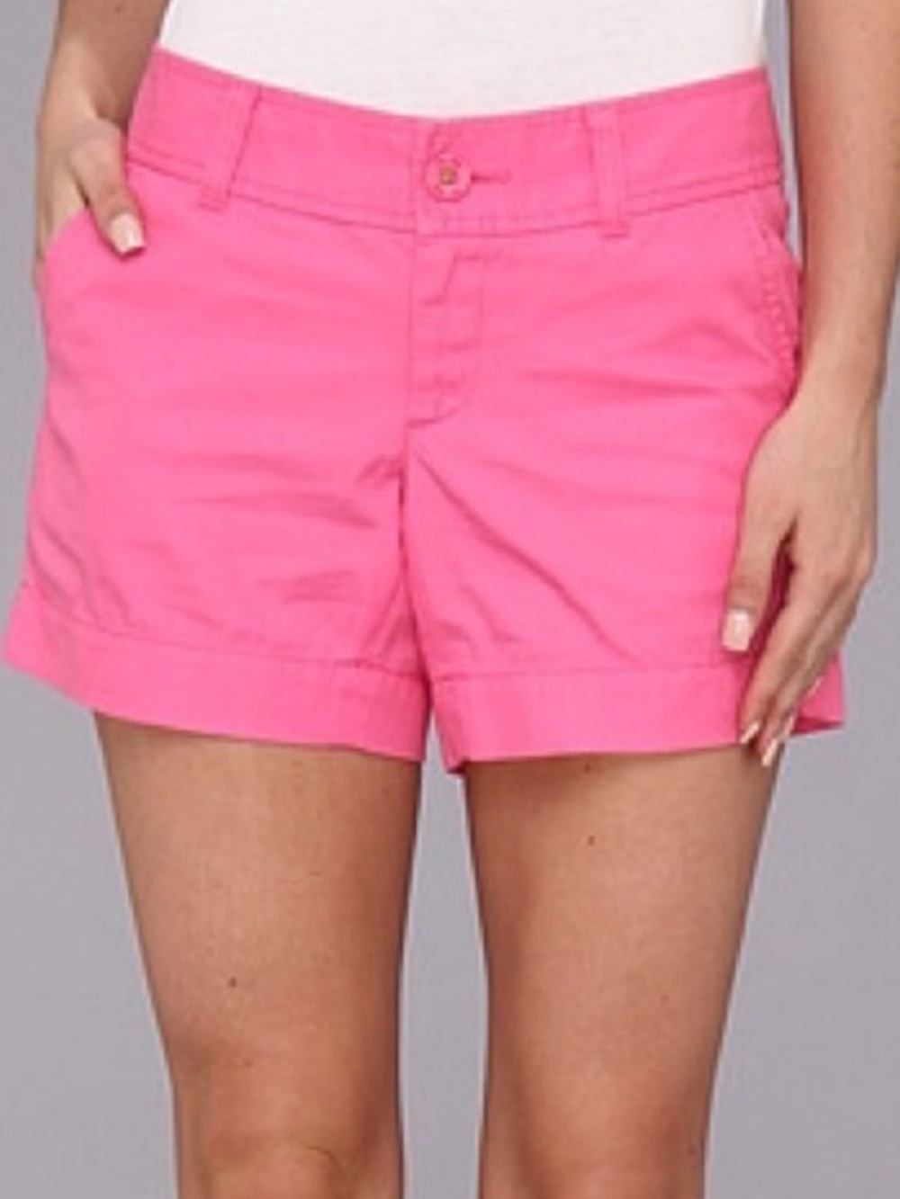 Lilly Pulitzer Coral Pink Casual Bermuda Shorts